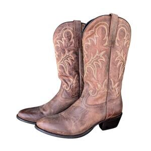 JB Dillon Reserve Cowboy Boots Brown JBRO3205 Leather Men 10.5 EE